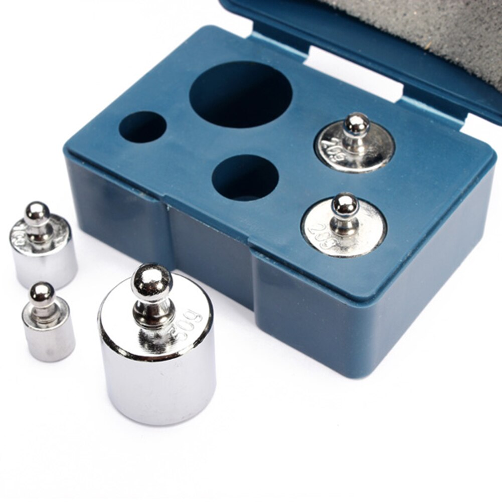 50/100/200g M2 Chrome Plating Calibration Weights Set Precision Gram Scales Weight for Digital Scale Balance