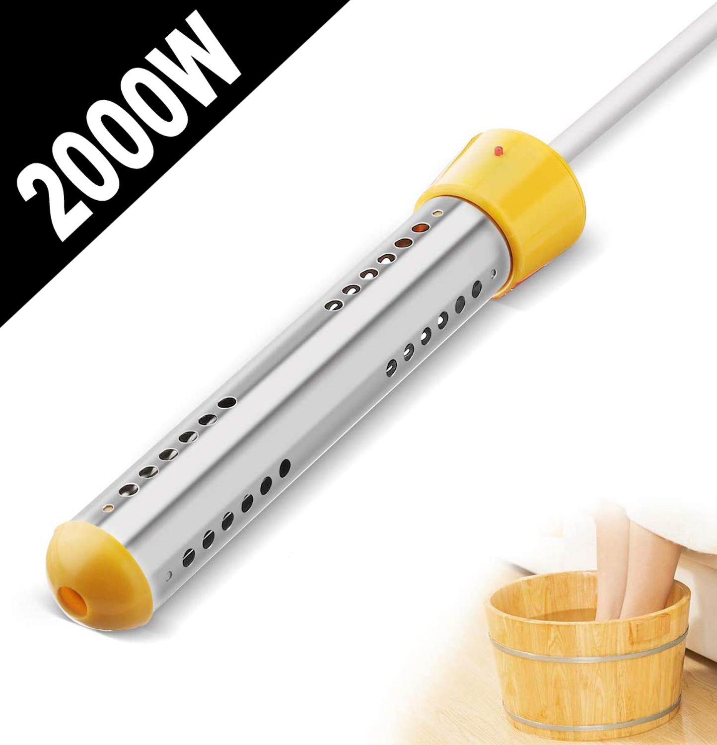 2000W Floating Electric Heater Boiler Water Heating Element Portable Immersion Suspension Bathroom Swimming Pool AU/EU/UK Plug