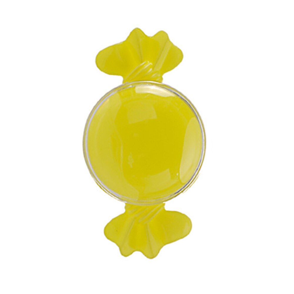 12pcs Plastic Candy Boxes Lovely Candy Shape Candy Box Organizer Chocolate Container Wedding Birthday Baby Shower Decor: Yellow