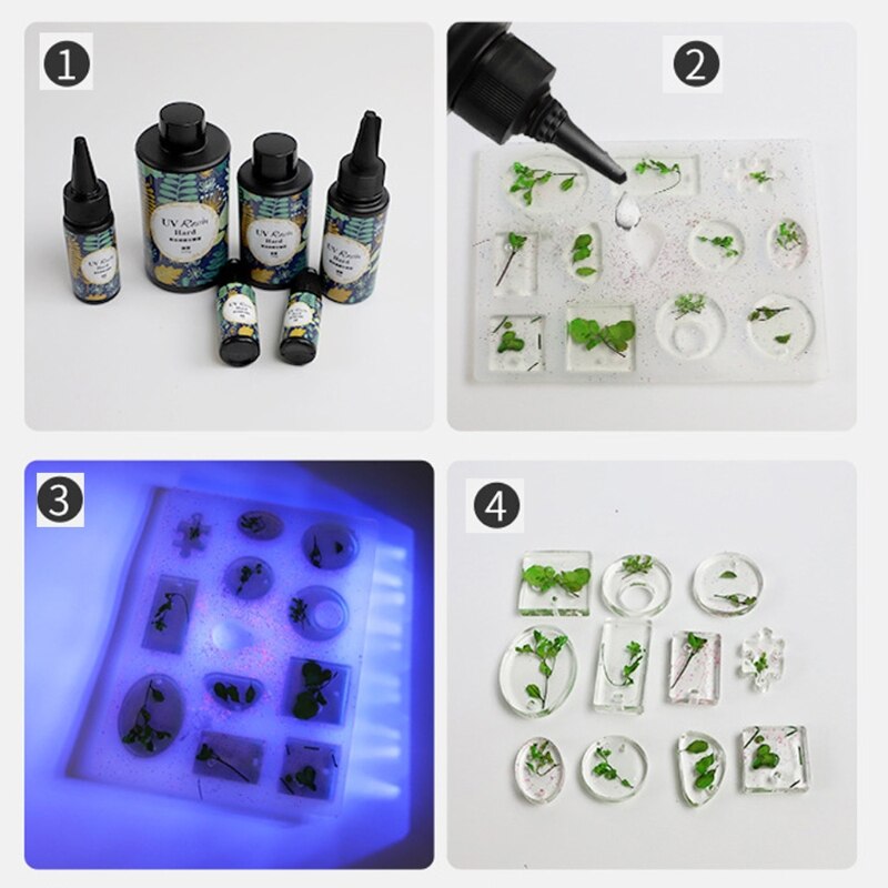 Hard Type UV Resin Ultraviolet Curing Resin Sunlight Activated Resin Art Crafts D08F