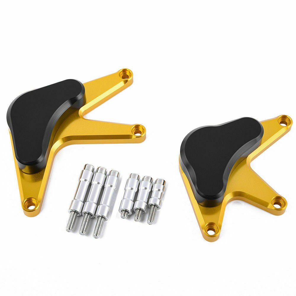 For HONDA CBR1000RR Engine Case Guard Cover Crash Slider Protector Set: Gold