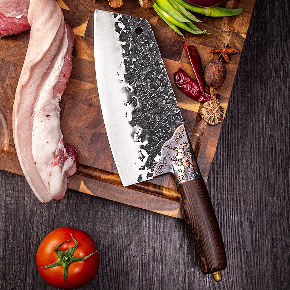 Forged Longquan Kitchen Knife Household Chopping Knife Chopping Knife Set Super Fast Sharp Kitchen Knife Kitchen Tools