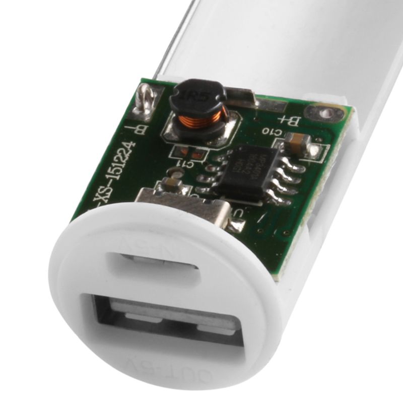 Caja de Banco de energía móvil USB portátil, cargador de batería para 1x18650, 28GE
