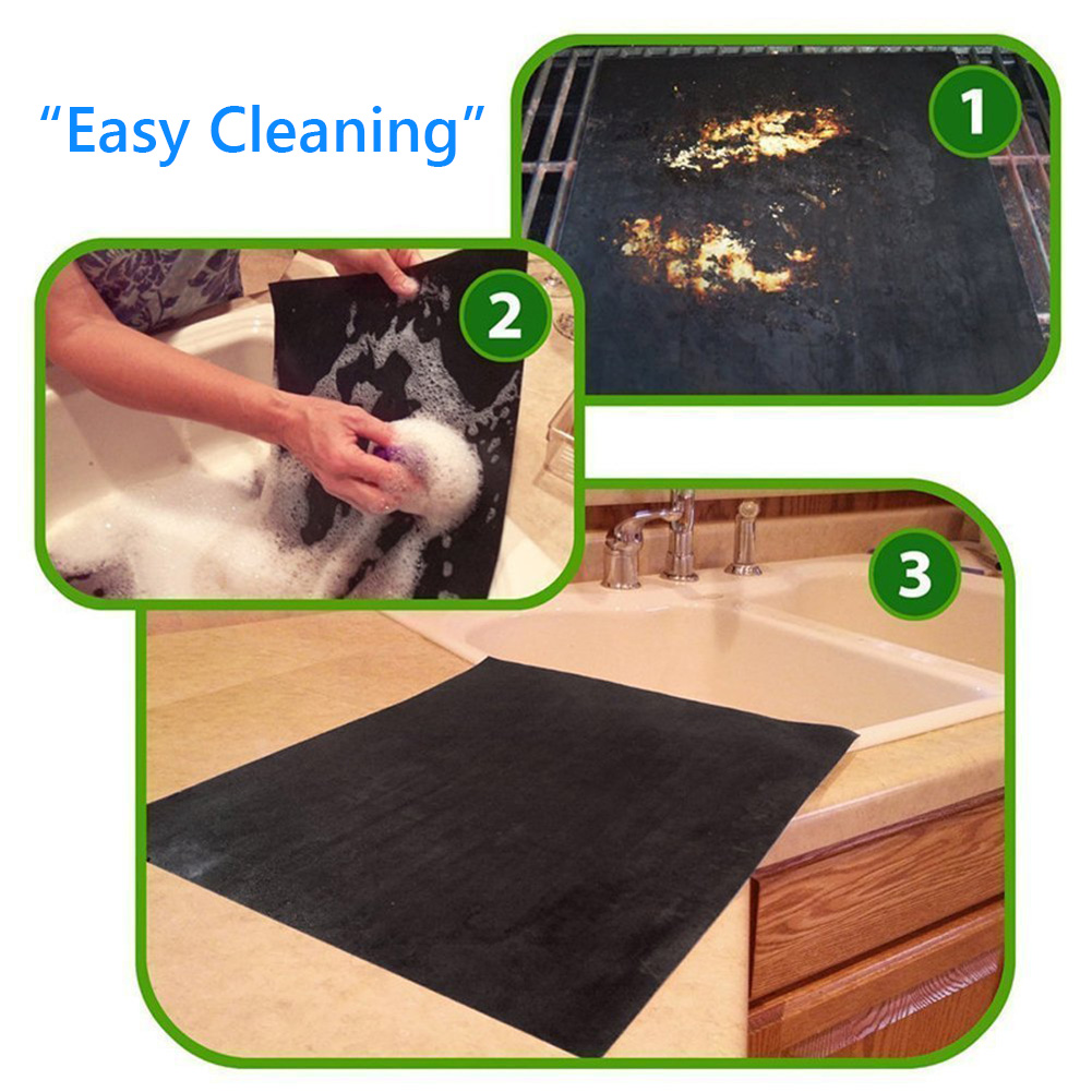 Heat Non-Stick BBQ Mat Resistant Reusable Easy Clean Grill Mat Sheet Baking Sheet Portable Outdoor Picnic Cooking Barbecue Tool