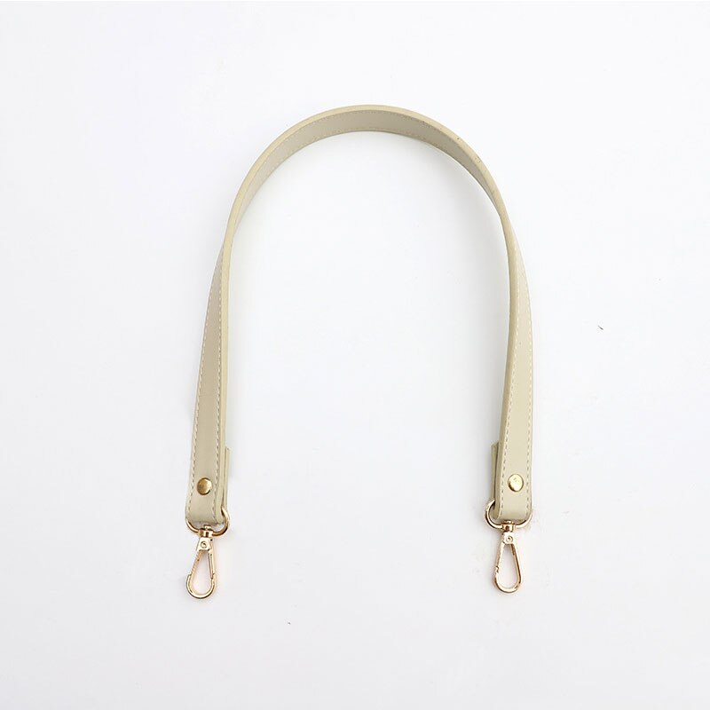 Dames pu leren schouderband zwarte handtas tas riem diy tassen handvat vervangende tas korte banden handtassen accessoires: 33- beige