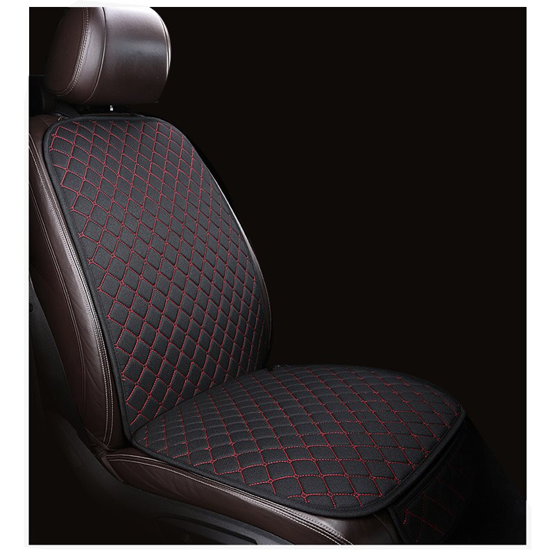 Fuzhkaqi Vlas Auto Stoelhoezen Voor Ford Focus 2 3 Fushion Ranger Mondeo Fiesta Edge Verkennen Kuga Fiesta Fusion Auto zetels: single black red
