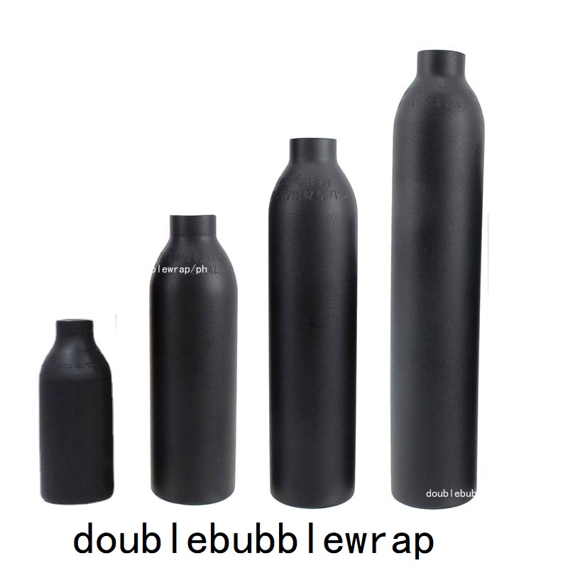 Tanque de botella de aluminio de 0,22l-0,5l, cilindro de tanque de 4500 PSI, planta de acuario de buceo, tanque de CO2, rosca de tanque de oxígeno de buceo M18 * 1,5