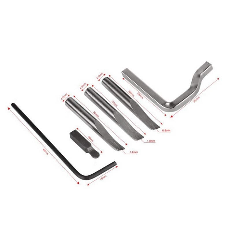 7 in 1 Adjustable Stitching Groover and Creasing Edge Beveler, Leather Groover Tool, Leather Carving Hand Edge Tools