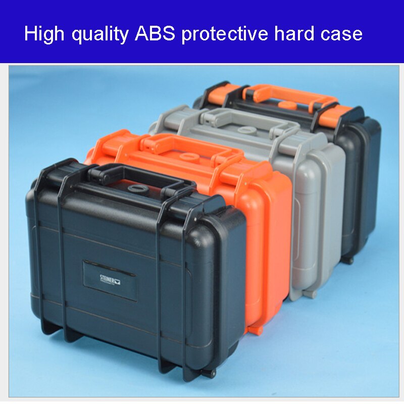 ABS Tool case protective toolbox Impact resistant waterproof case equipment case Camera Box with foam lining