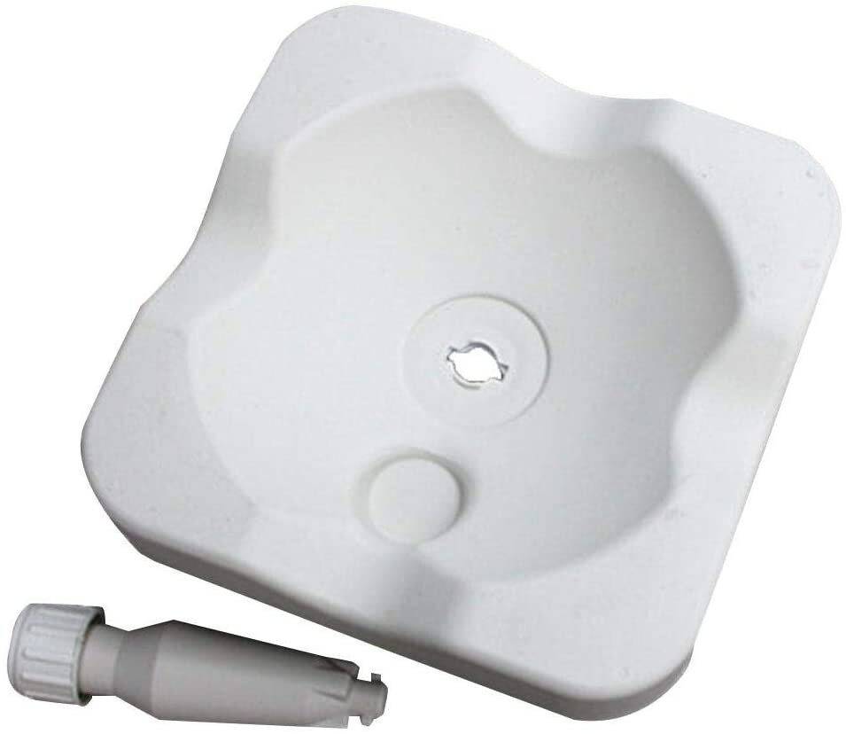 Portable Outdoor Parasol Stand Garden Umbrella Base Stand Round Patio Beach Garden Patio Umbrella Sun Shelter Accessory#0818G30