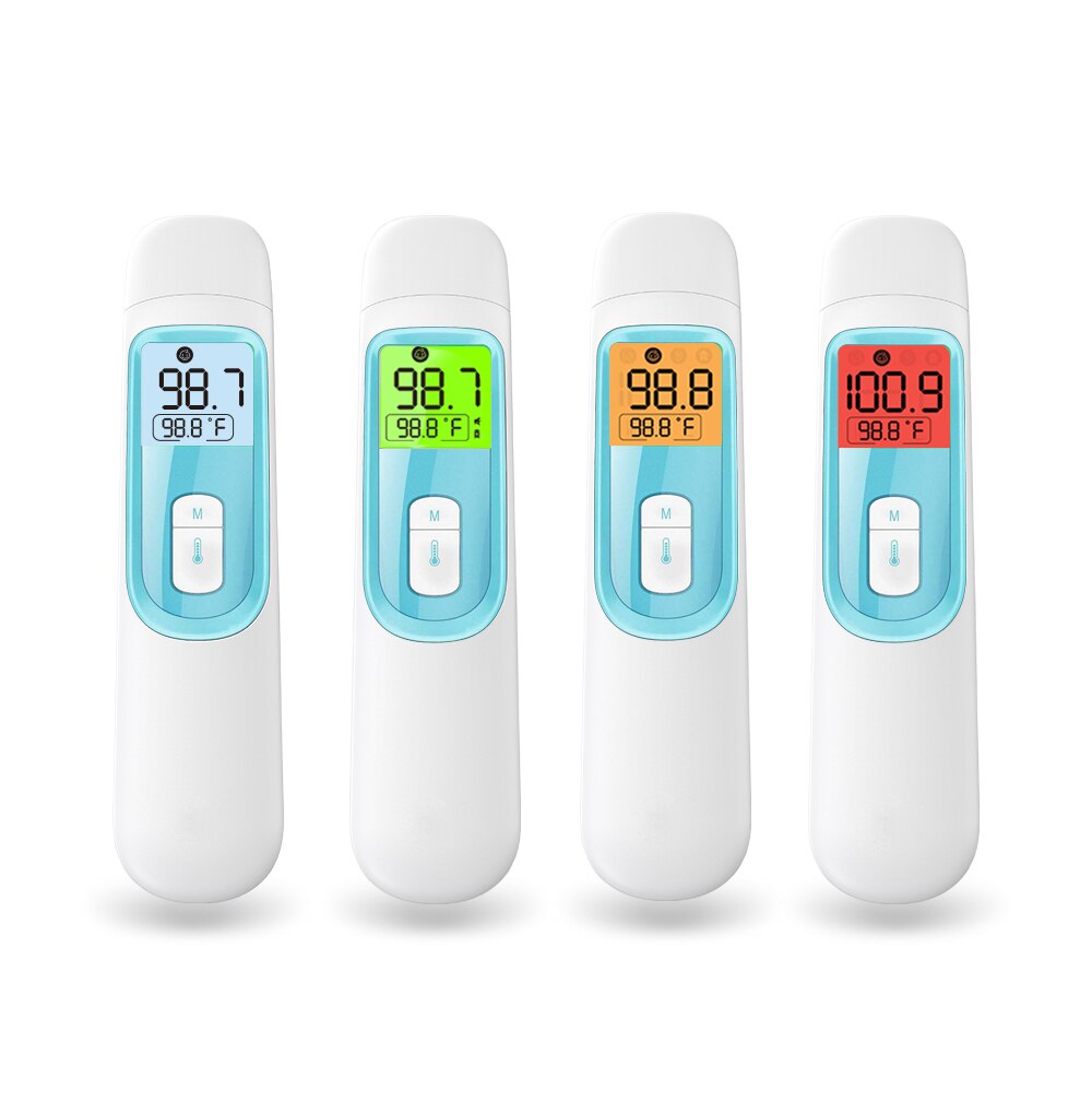 Elera infrarød digital termometer pande øre krop feber termometer multifunktions berøringsfri temperaturmåler
