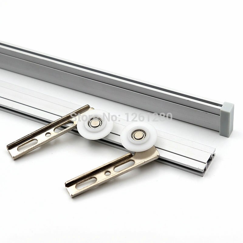 wardrobe furniture caster side-mounted pulley sheave pulley closet drawer External mounting cabinet pulley sliding door wheel