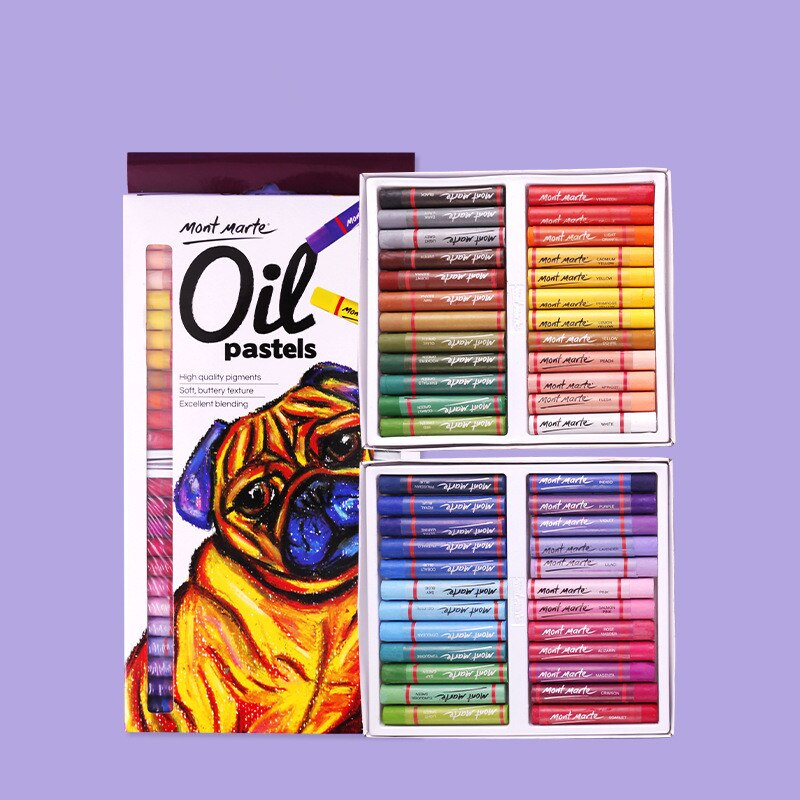 Óleo pastel artista estudante graffiti macio pastel pintura desenho caneta material de arte papelaria escolar lavável macio crayon conjunto
