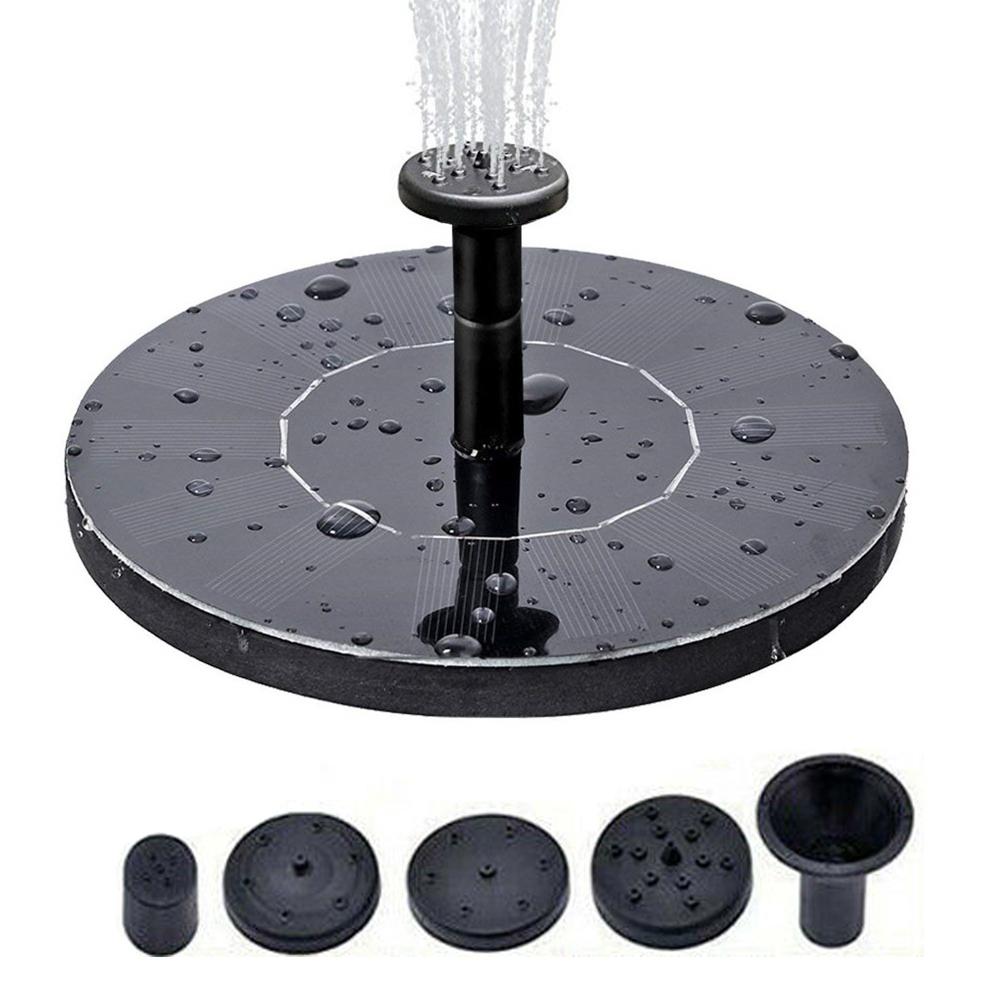 Solar Fontein Pomp Draagbare Drijvende Zonne-energie Fontein Pomp Voor Vogelbad Tuin Achtertuin Vijver Tuin Decor
