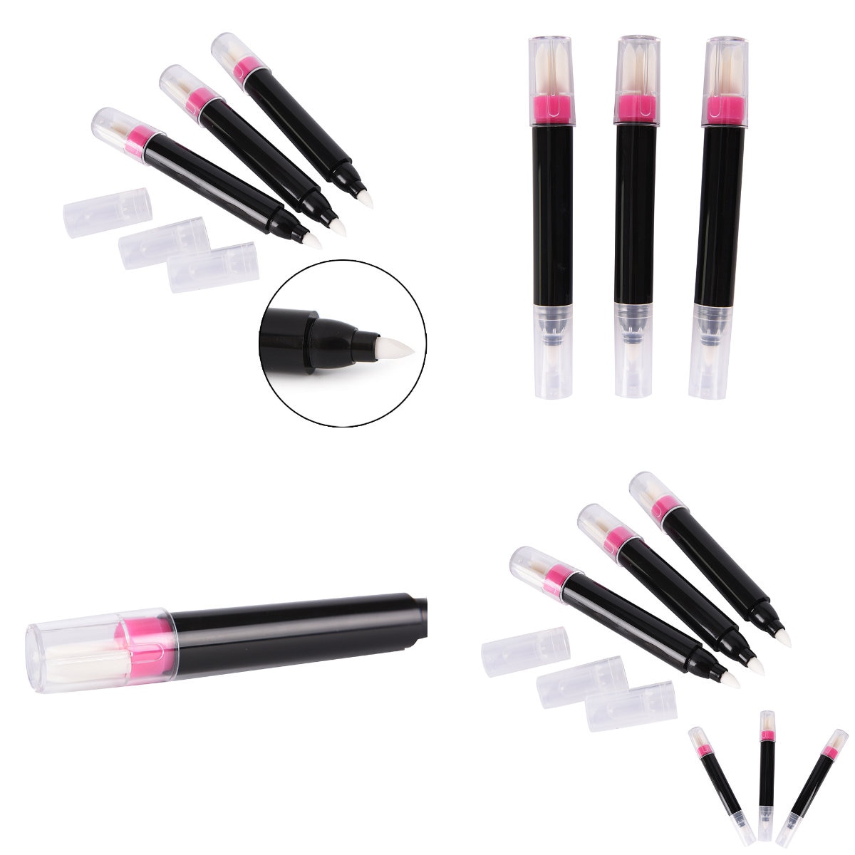 26-teiliges Maniküre-Set Mit Nagellack-Schutzclips - Wiederverwendbare Schablonen Für Saubere Nail Art