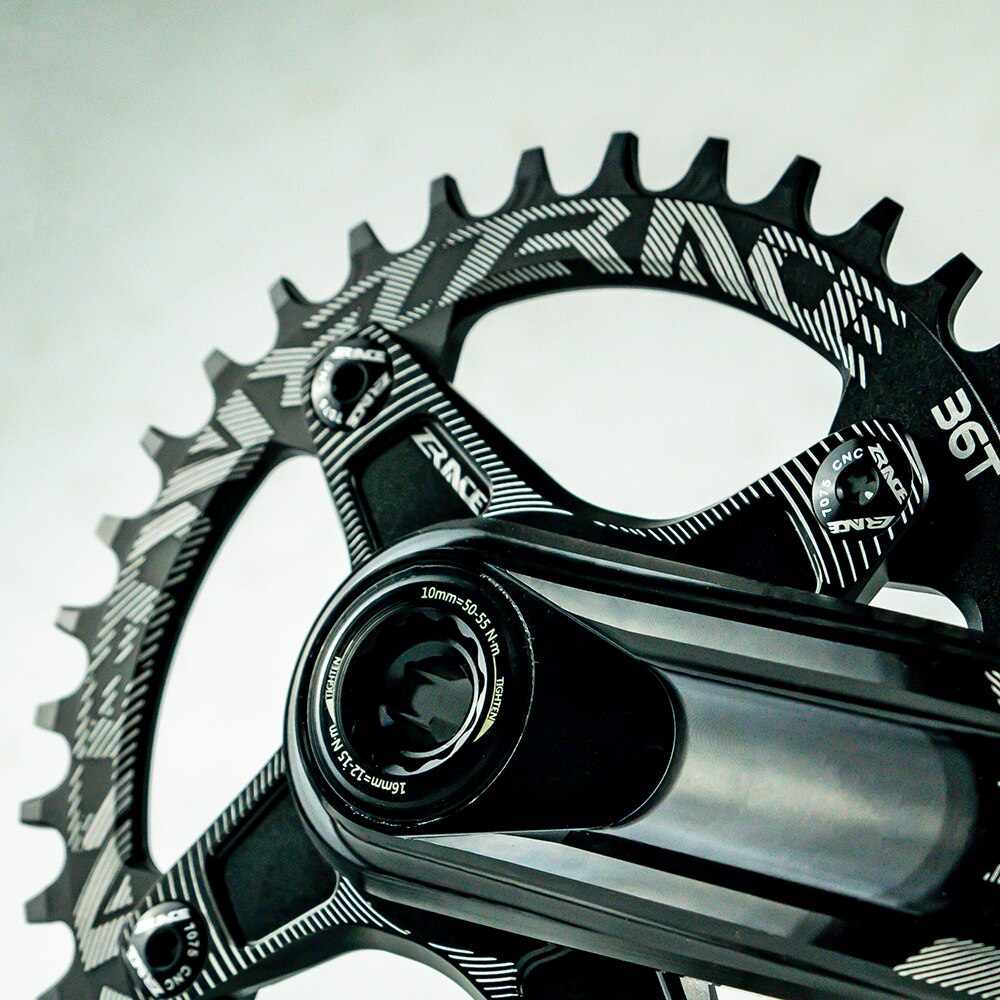 ZRACE Kettingbladen Kettingwielen 32T/34T/36T/38T BCD104, smalle breedte tand AL7075 CNC voor MTB