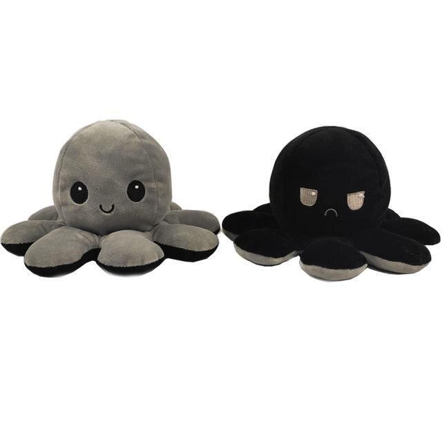 Flip two-sided Octopus Plush Stuffed Doll Toy: L