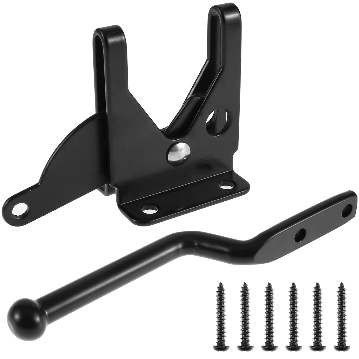 poortgrendel Zelfsluitend Zwaar uitgevoerd poort Vangstbestendig veiligheidsdeurslot Automatische hendel Deurgrendel met schroeven