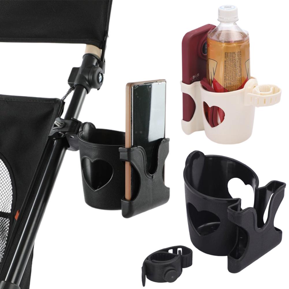 3-in-1 Kinderwagen Bekerhouder Telefoonhouder Fiets Bekerhouder Multifunctionele Zuigfleshouder Kinderwagen Accessoires Bekerhouder