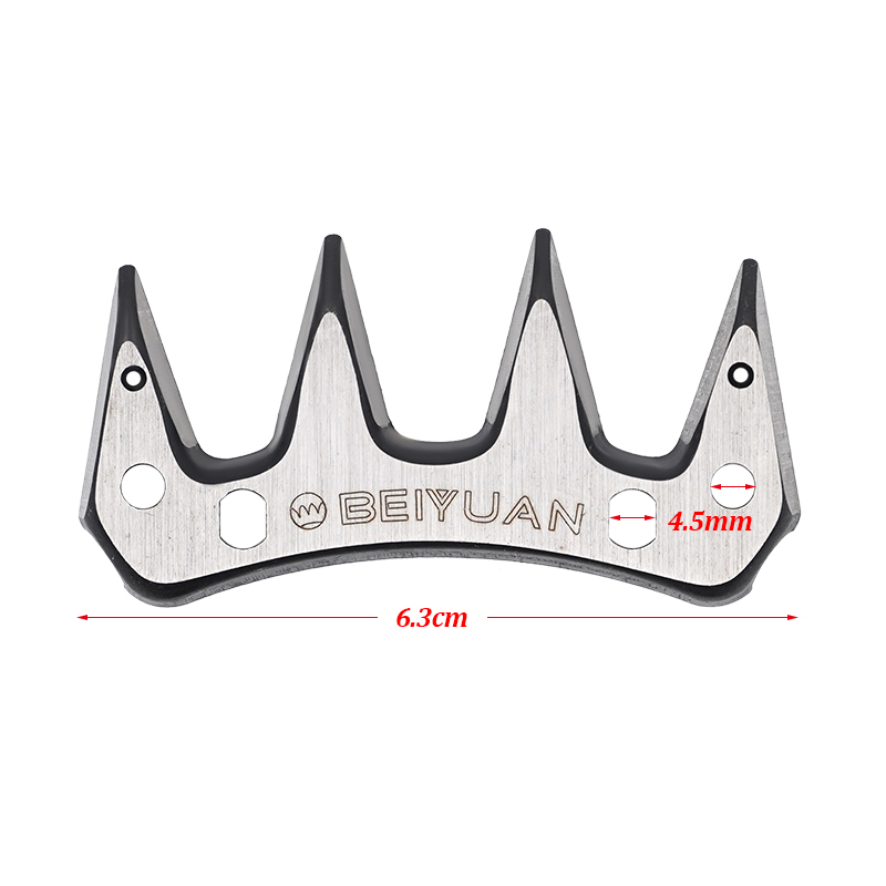 BEIYUAN-cuchilla para esquilar ovejas, tijeras de 9/13 dientes, cortador de Peine convexo para ovejas, tijeras: Blanco