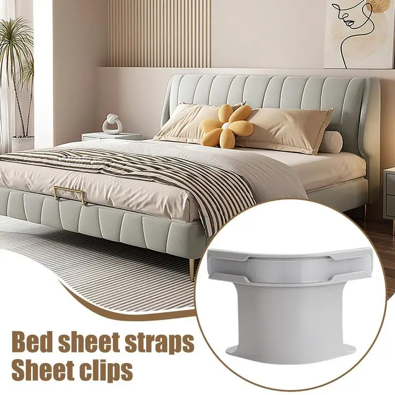 Sangles de pinces pour drap d'angle de lit, sangles de matelas robustes pour toutes les tailles de draps, supports de draps antidérapants, draps de lit sécurisés,