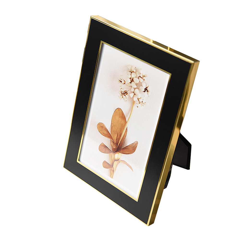 Modern Style Metal Photo Frame Picture Displays for or Home Decoration MPF118: Black / 8 inch