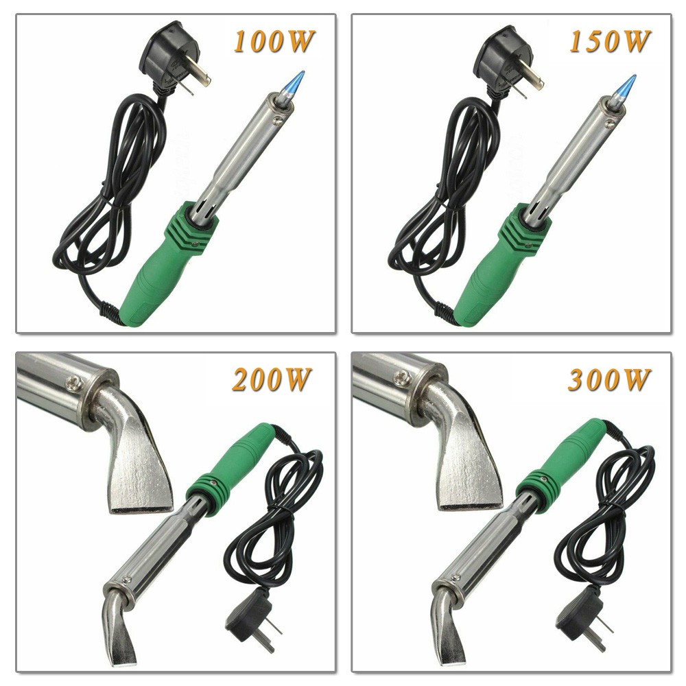 100W/150W/200W/300W Electric Soldering Welding Iron Tool Hand Solder Wire Handle Heat Pencil Welding Repair Tools
