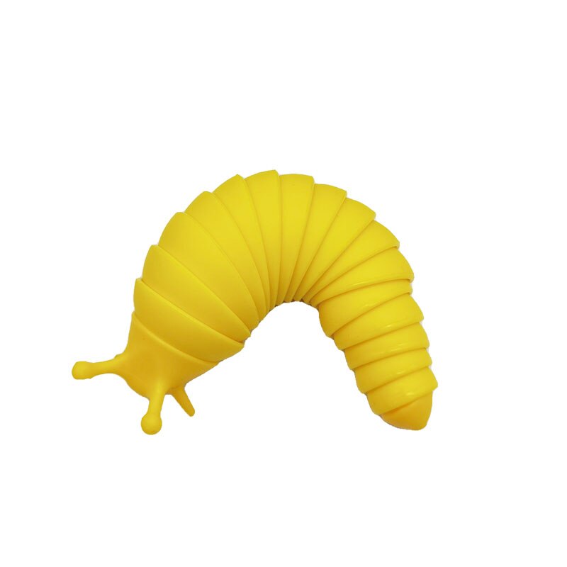 Fidget slug lelu nivelletty joustava peristaltiikka 3d painettu kaikenikäisille stressin lievitys ahdistusta lievittävä aistilelut lapsille aikuisille: 10