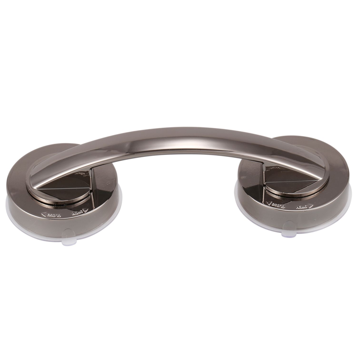 Poignée de sécurité pour porte en verre, 2 pièces, ventouse à vide noire, Super poignée pour salle de bains
