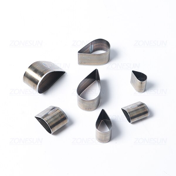 ZONESUN Half-Circle Leather Cutting Die Clicker Steel Rule Die 20/25/30/50mm Punching Tool For Cutting Out Leather Earring: Drop