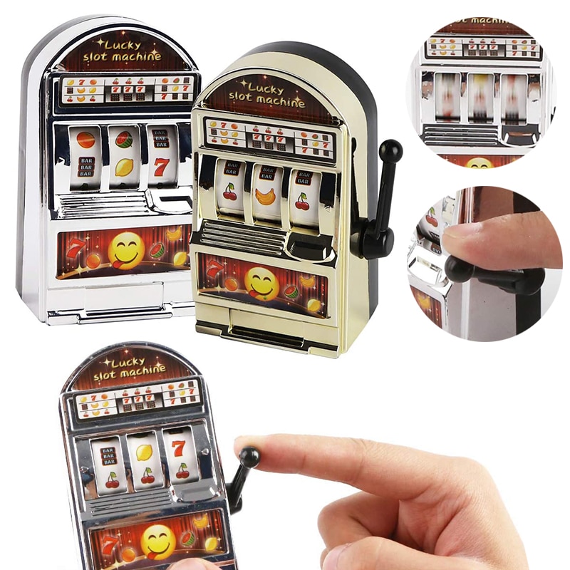 Mini Slot Machine Speelgoed Lucky Slot Bank Fruit Jackpot Met Antistress Party Grappig Spel Creatieve Cadeaus Voor Kinderen