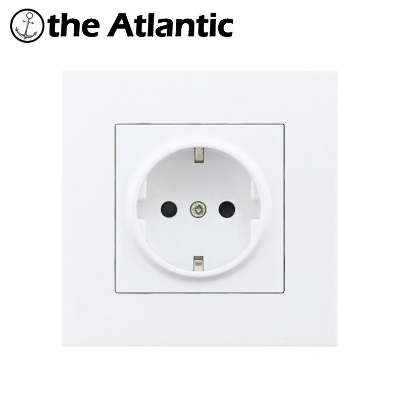 Eu frankrike standard 16a vägguttag eluttag enchufe plast pc panel eluttag  ac 110 ~ 250v kontakter eluttag