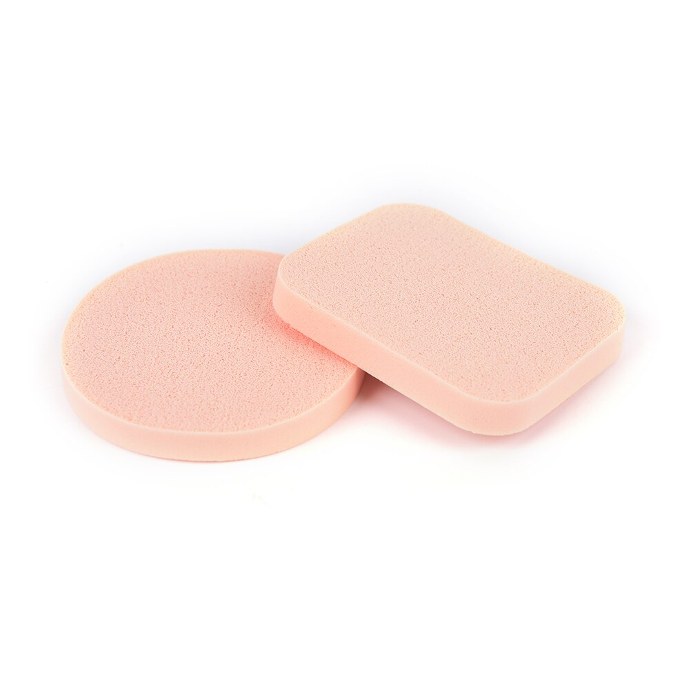 10 Stks/partij Cosmetische Poederdons Maakt Spons Gezicht Reiniging Sponzen Soft Make Foundation Er Make-Up Beauty Tools: 2pcs