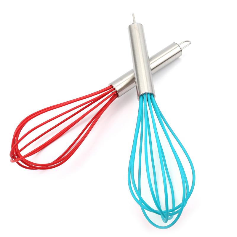 Food Grade Silicone Hand Pressure Rotating Mixer Coffee Milk Mixing Egg Beater Handheld Mixer Kitchen Gadgets Cooking Tools