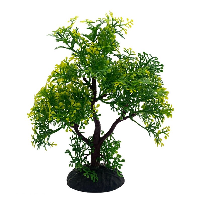 Aquarium Plastic Planten Realistische Kleine Boom Kunstplanten Decoraties Voor Fish Tank Niet Giftig Veilig Voor Alle Vis: T501