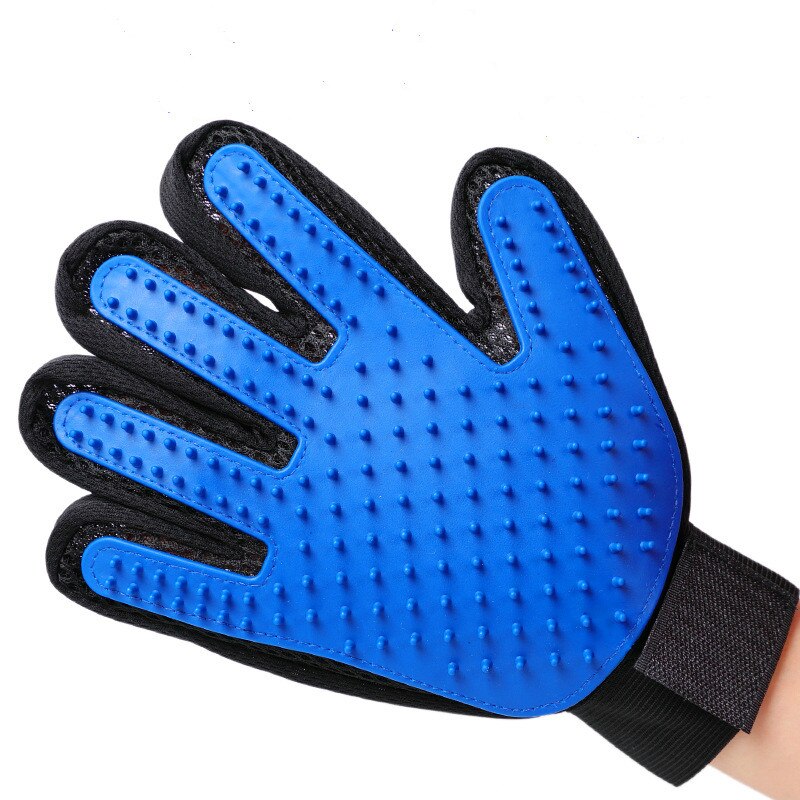 Guante para acicalamiento de gatos, guante para quitar el pelo, cepillo de masaje, guante para cepillar mascotas, para acicalamiento de perros y gatos, accesorios para mascotas y animales