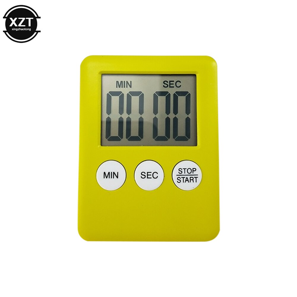 Temporizador de cocina magnético, reloj Digital para cocinar, hornear, LCD, cuenta atrás, alarma fuerte, alarma de cuenta atrás, reloj magnético, reloj para dormir, sup de cocina