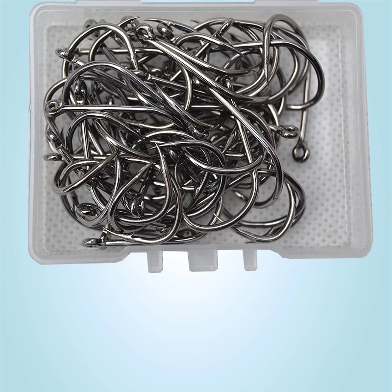Anzuelos de pesca 200 piezas círculo de ojos anzuelo 3 # -12 # Anzuelos de púas para pesca de carpa, Material de Pesca, productos, accesorios, Pesca