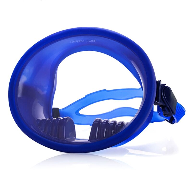 Mascarilla de buceo antigoteo para adultos, , antiniebla, gafas de natación con correa ajustable: Blue
