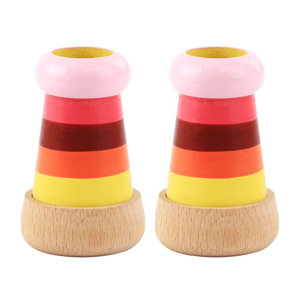 Wood Kaleidoscope Beautiful Educational Kaleidoscope for Child Baby Kid (Color First)