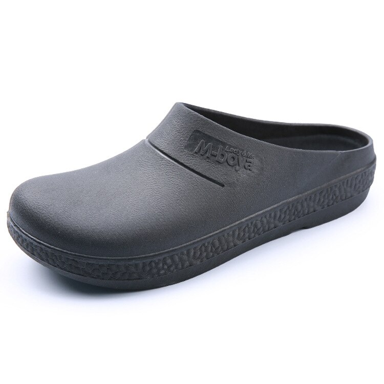 Eva antislip waterdichte oliebestendige keuken chef-kok schoenen meester kok hotel restaurant werkschoenen pantoffels platte sandalen: 4.5