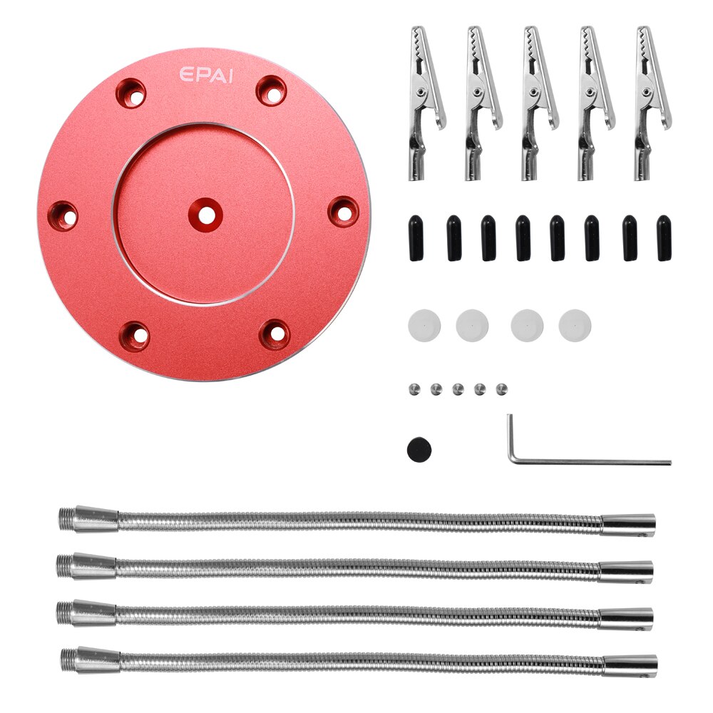 Multifunctionele Rvs Solderen Helpende Handen met 4 stuks Flexibele Armen voor Printplaat Lassen Hulpgereedschappen