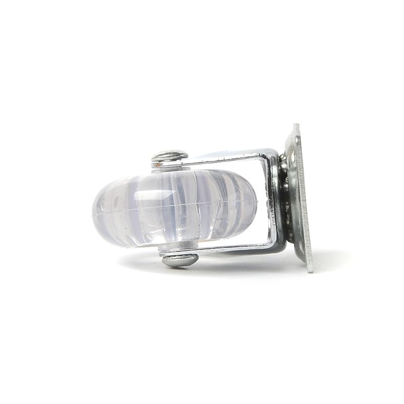 Ruedecilla de PU transparente Mute Universal muebles de alta resistencia para ruedas de silla de oficina giratoria de coche para niños