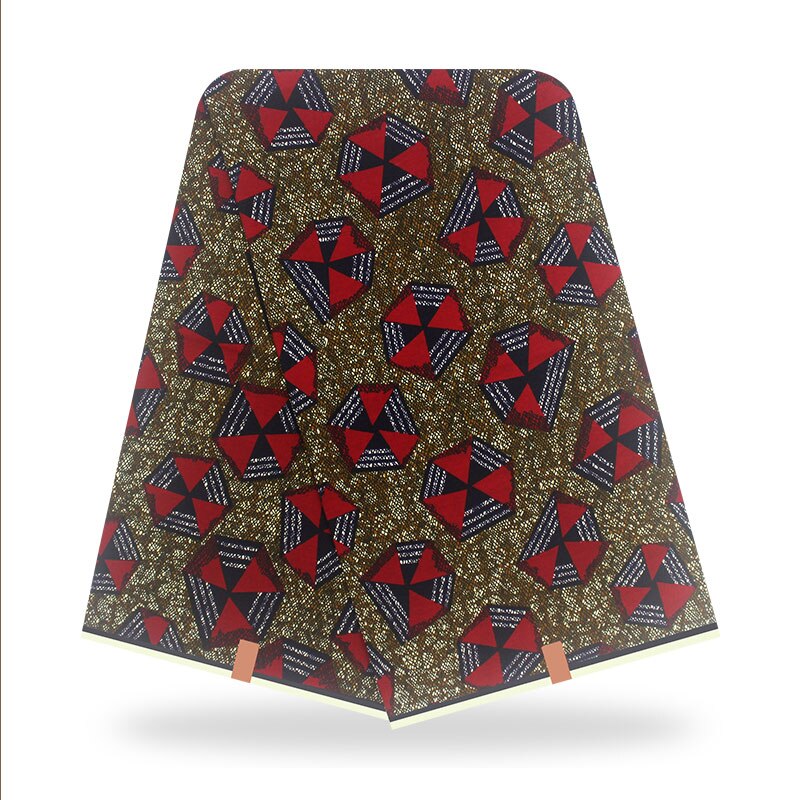 Letter Cotton Original African Ankara Fabric Print Fabric Pagne Africain Wax 6yards Y1116-15: As picture 14