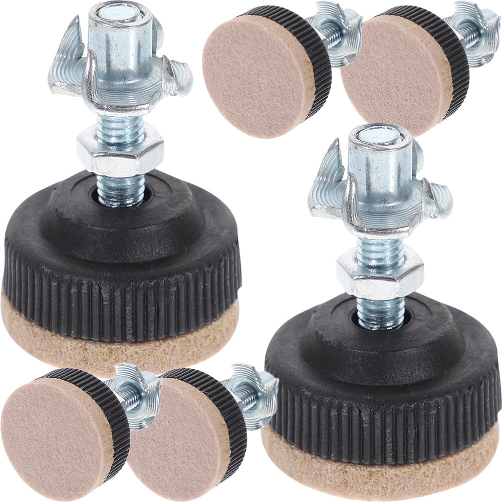 6 pcs Heavy Duty Adjustable Leveling Feet Furniture Leveling Screw Leg levelers