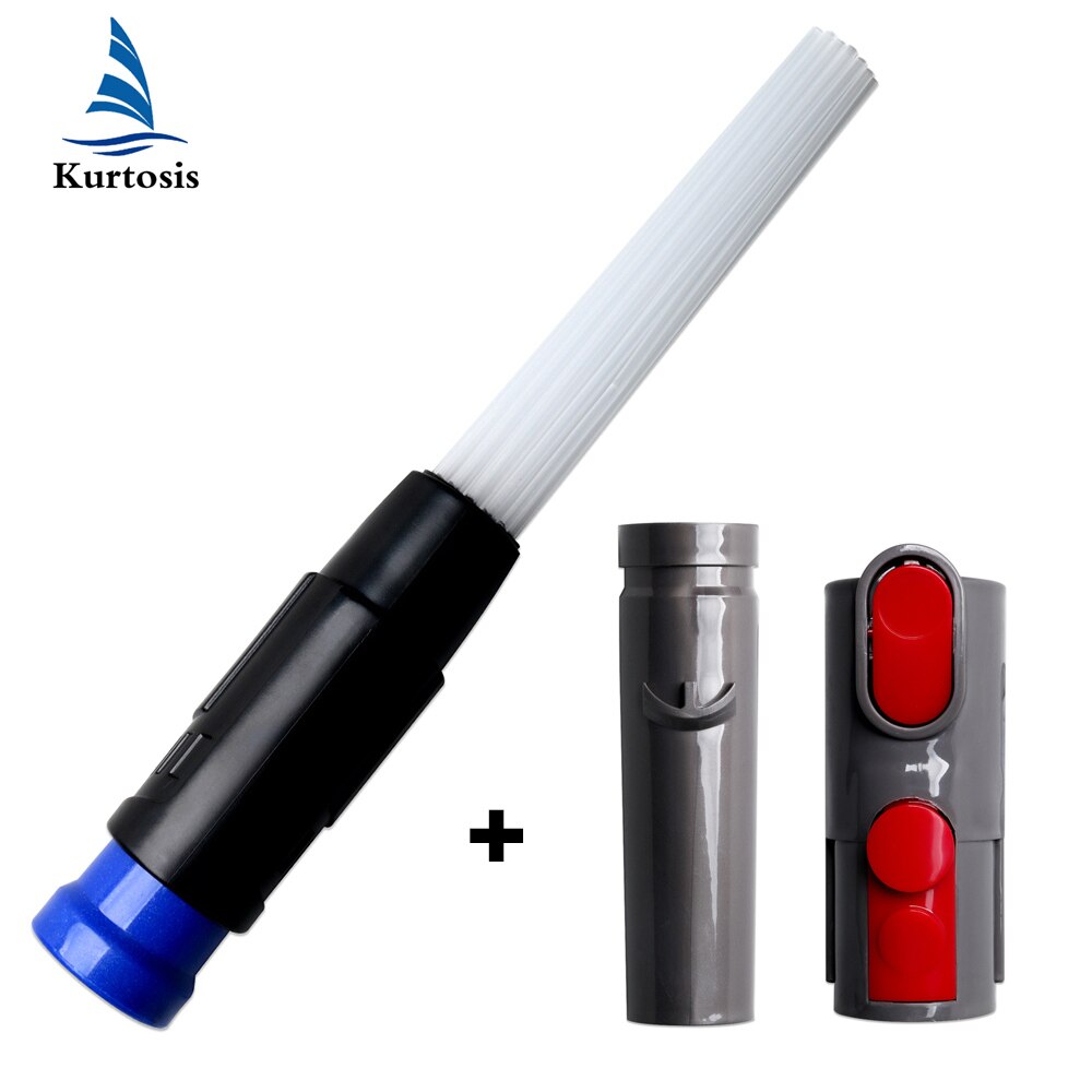 Storage Bracket Holder Cleaning Tool Attachment Brush Adaptor Set Replacement for Dyson V8 V10 V7 Vacuum Cleaner Accessories: 3PCS