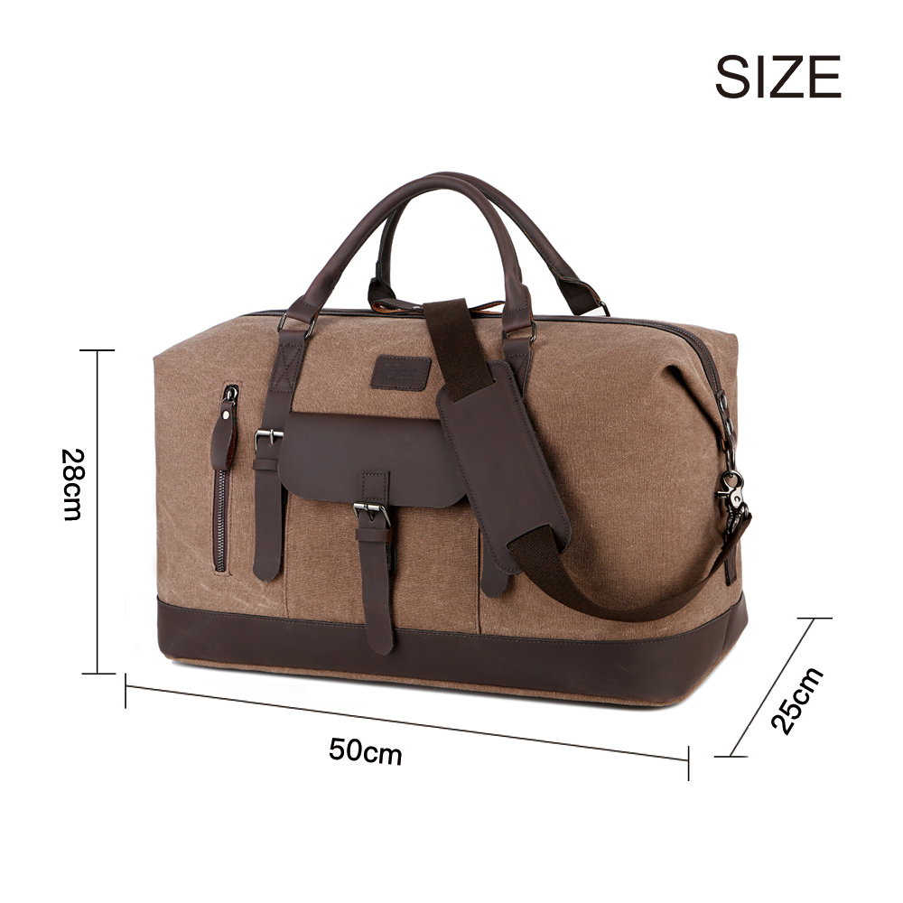 Vintage Casual Mannen Reistassen Mannelijke Outdoor Grote Capaciteit Tas Canvas Handtassen Plunjezak Weekender Bag Reizen Man