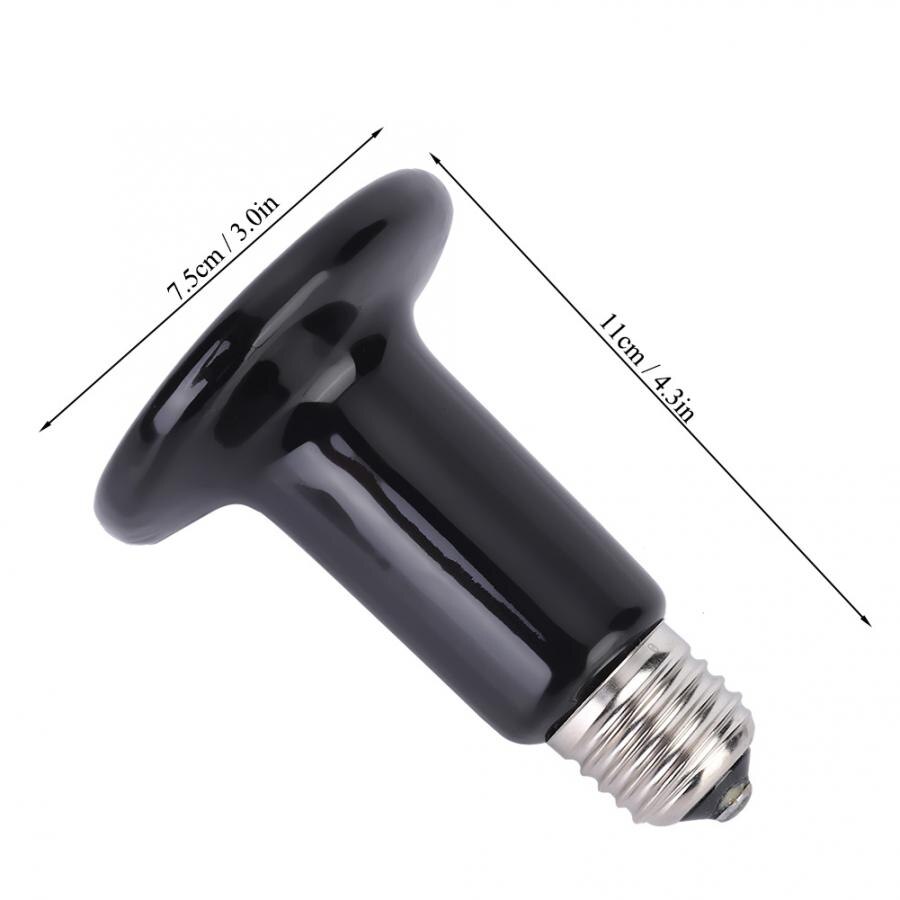 Lâmpada de aquecimento cerâmica emissora, e27 100w 200w, animal, tartaruga infravermelha, chocadeira, terrário, lâmpada de calor 220v-240v