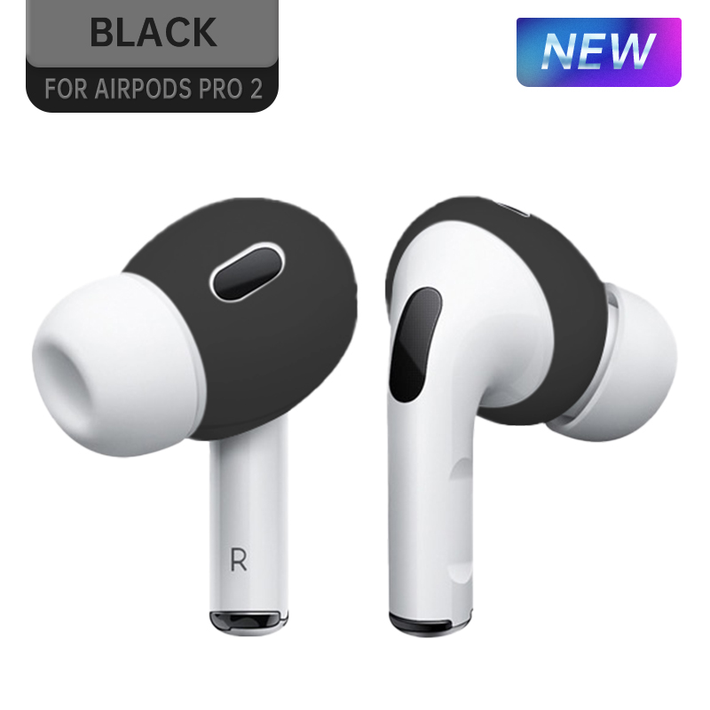 For Airpods Pro 2 Silicone Skin Cover Eartips Earpads For Apple AirPods 2 Ear Tips Buds Earphone Wireless Bluetooth Accessories: XS / CORAL