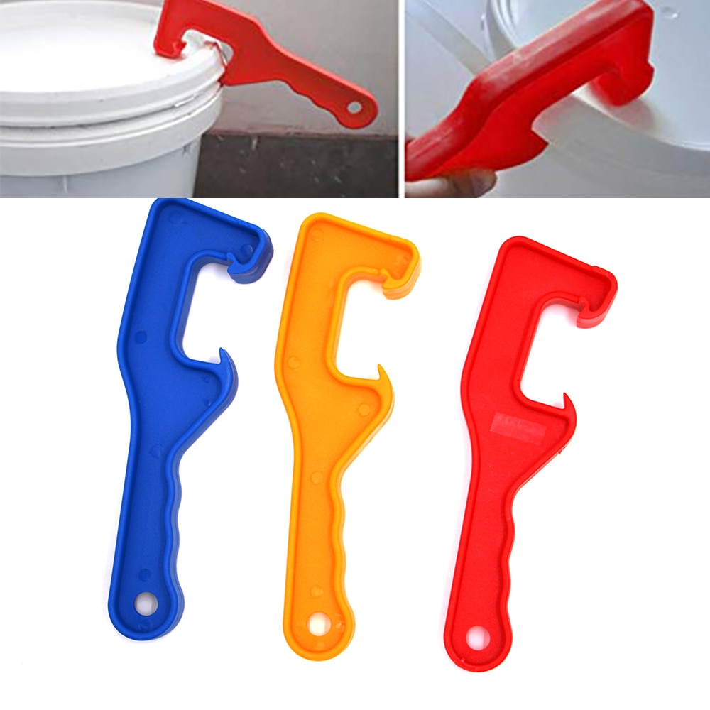 3Pcs Honing Emmer Opener Plastic Container Opener Gallon Coating Verf Emmer Bier Vat Deksel Kan Hand Opening Instrument Wrench